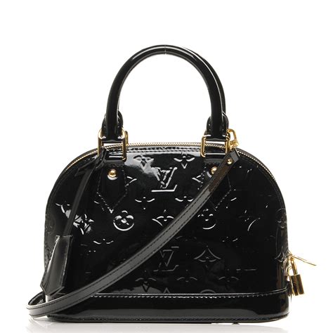 louis vuitton alma bb vernis noir